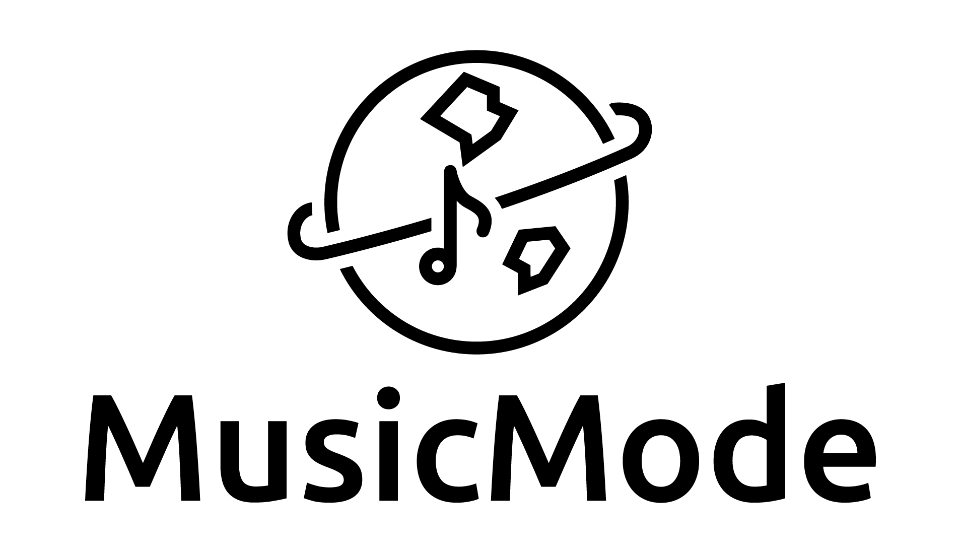 MusicMode Logo - BLK